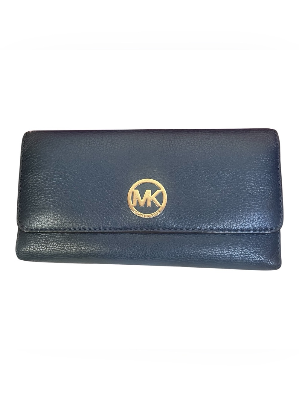Michael Kors Pebbled Leather Fulton Flap Continental Wallet